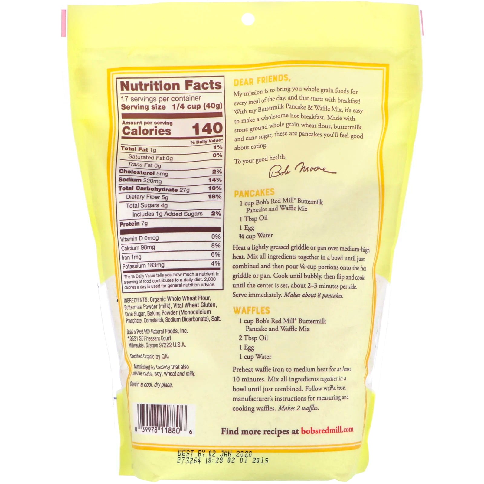 PANCAKE & WAFFLE BUTTERMILK (680G) PANCAKE & WAFFLE BUTTERMILK (680G)
