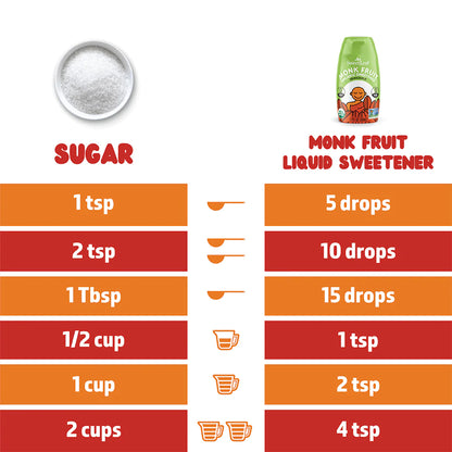 Organic Monk Fruit Sweetener Orange & Passion Fruit 50ml