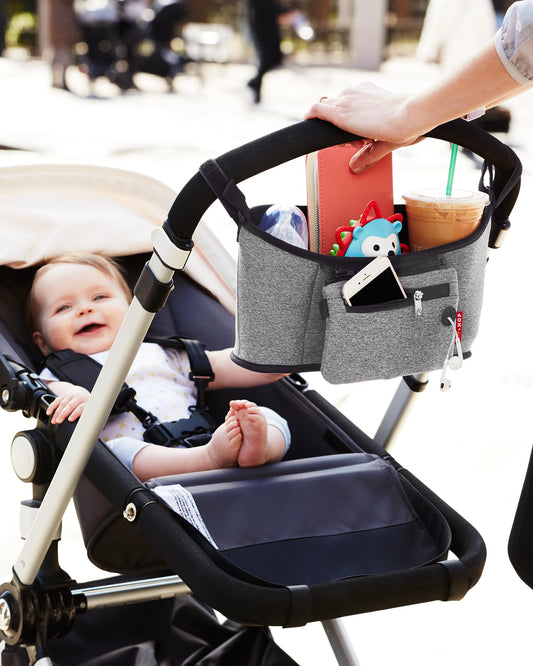 Skip Hop Grab & Go Stroller Organizer Grey melange — BambiniJO Jordan
