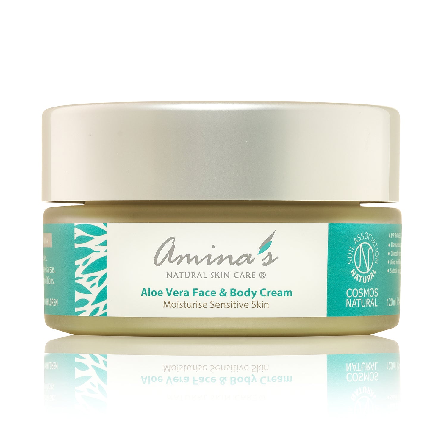 Amina's Organic Aloe Vera Face & Body Cream 120ml - BambiniJO | Buy Online | Jordan