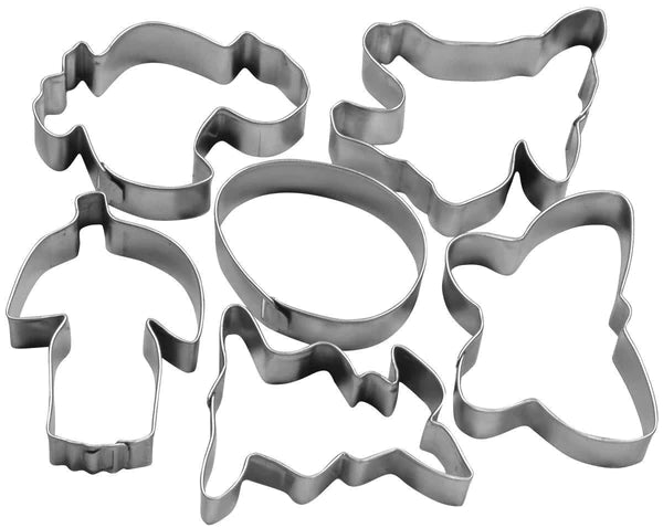 Zenker - "Patisserie" Set Of Easter Cookie Cutters, Tinplate, 5-9cm, 6