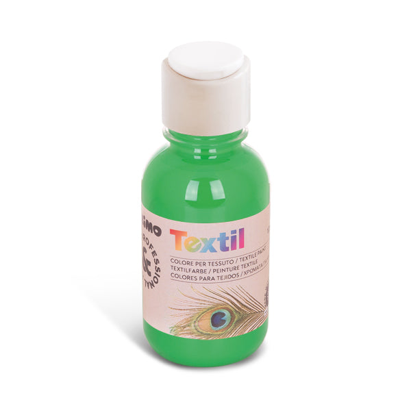 Textile Paint Bottle With Flow-Control Cap 125ml | Green Textile Paint Bottle With Flow-Control Cap 125ml | Green