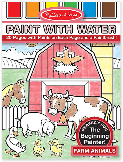 Melissa & Doug Paint with Water FARM ANIMALS - BambiniJO | Buy Online | Jordan