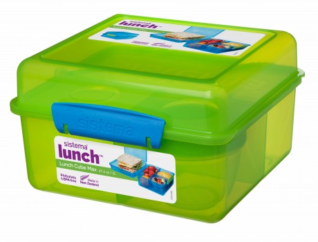 Lunch Cube Max with Yogurt Pot 2L - Sistema Lunch Cube Max with Yogurt Pot 2L - Sistema