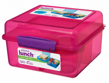 Lunch Cube Max with Yogurt Pot 2L - Sistema Lunch Cube Max with Yogurt Pot 2L - Sistema
