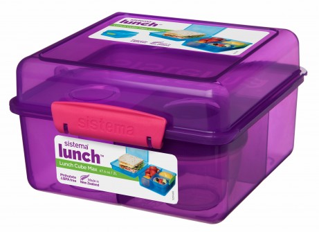 Lunch Cube Max with Yogurt Pot 2L - Sistema Lunch Cube Max with Yogurt Pot 2L - Sistema