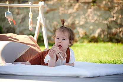 Bebe Confort - Wooden Leopard Rattle