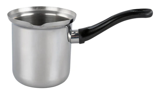 Fackelmann - Coffee And Milk Pot, Stainless Steel, 800 ml, Ø90X115 mm (Black/Silver)