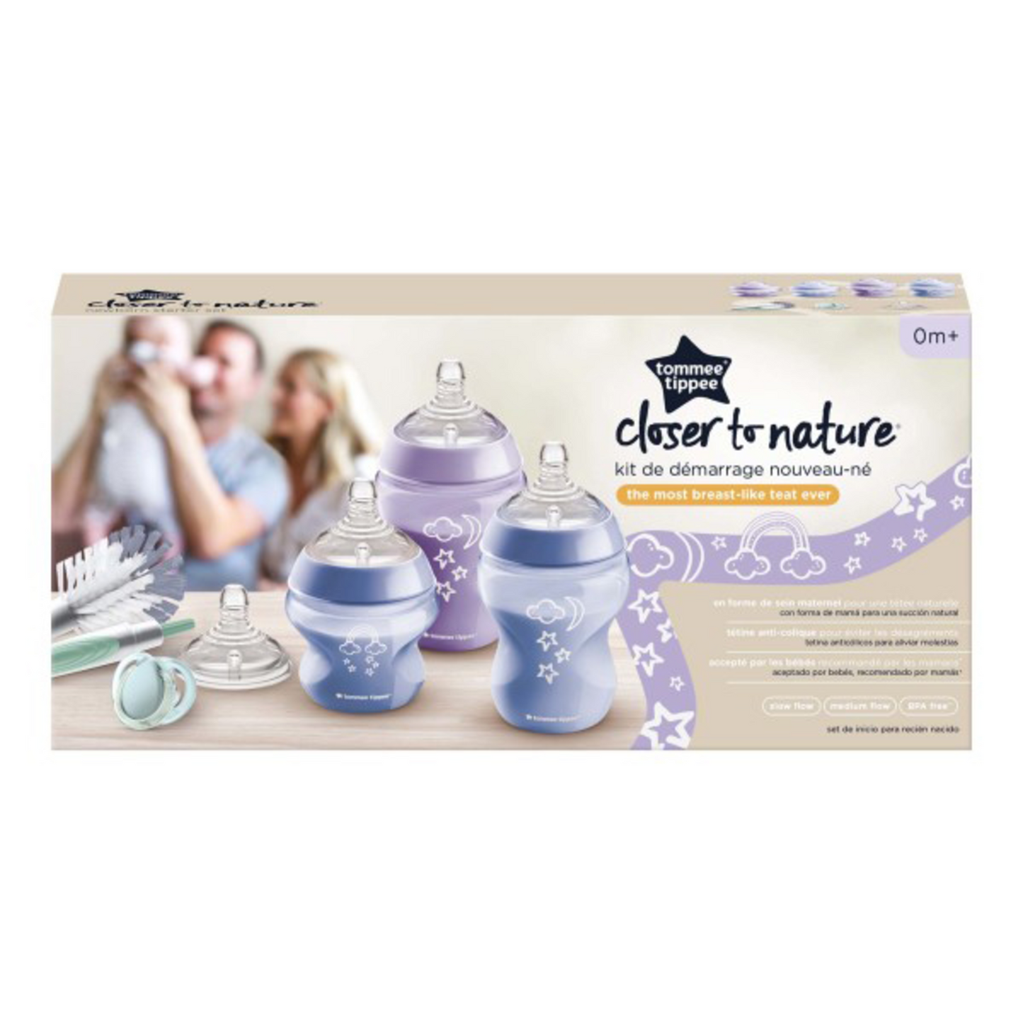 Tommee Tippee Closer to Nature Newborn Starter Kit | Purple
