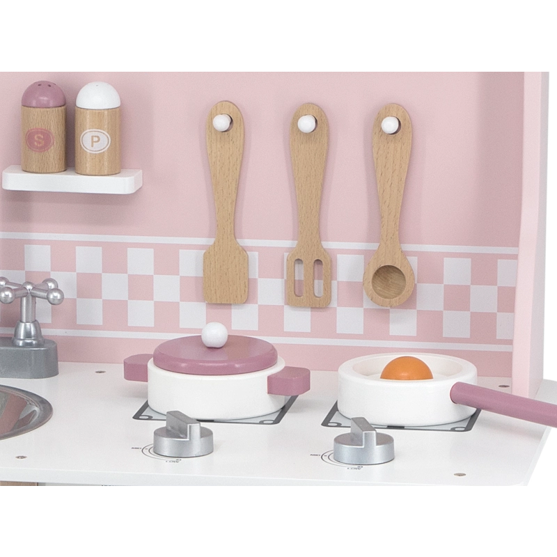 Pink Kitchen With Accessories