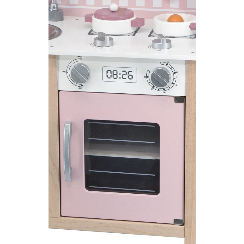 Pink Kitchen With Accessories