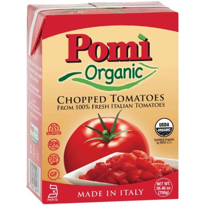 Organic Chopped Tomatoes (750ml) - Gluten Free - BambiniJO | Buy Online | Jordan