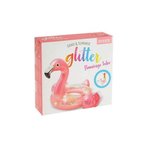 Intex - Glitter Flamingo Tube - BambiniJO | Buy Online | Jordan