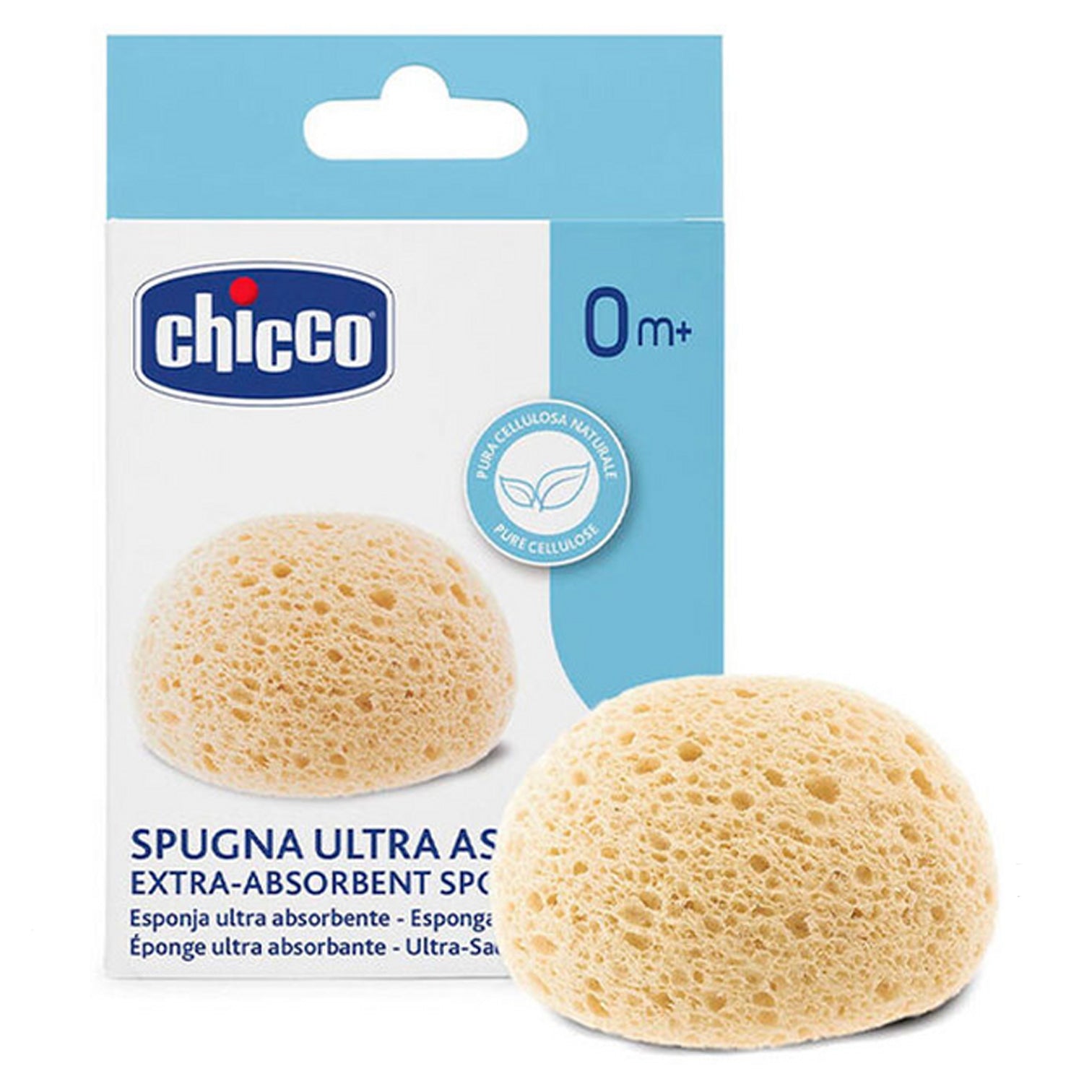 Chicco Extra-Absorbent Sponge 0M+ Chicco Extra-Absorbent Sponge 0M+