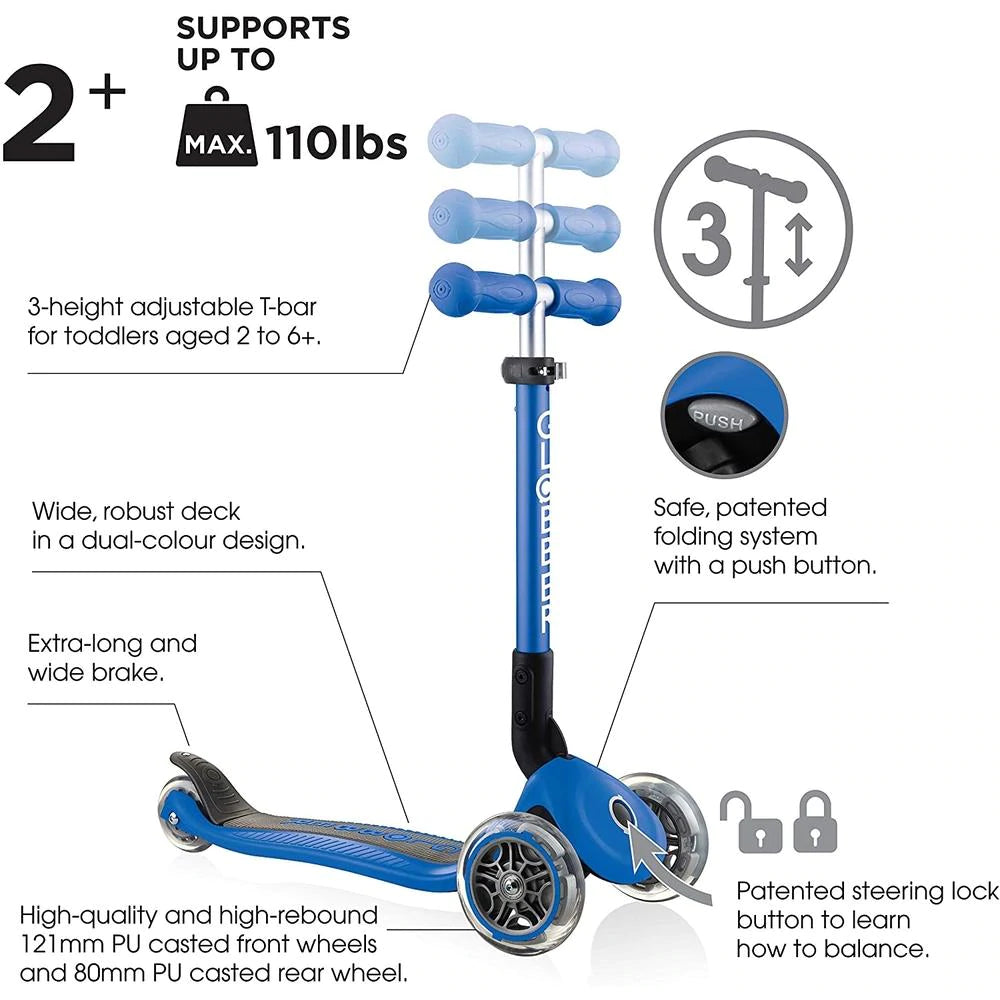 Globber Junior Foldable Scooter | 2-6 Years + — BambiniJO Jordan