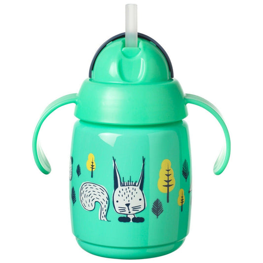 Tommee Tippee Babies Superstar Sippee Training Cup Sippy Straw Bottle, 300ml 6m+