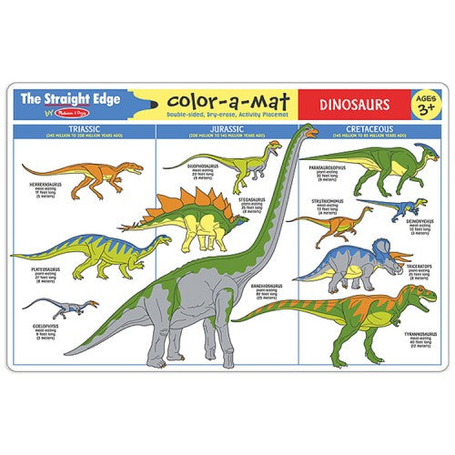 Melissa & Doug DINOSAURS COLOR-A-MAT (BUNDLE OF 6) - BambiniJO | Buy Online | Jordan