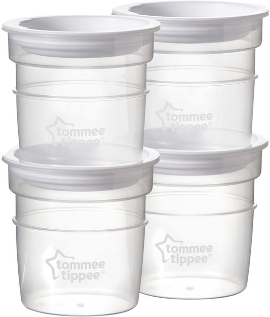 Tommee Tippee Closer to Nature 4x Milk Storage Pots — BambiniJO Jordan