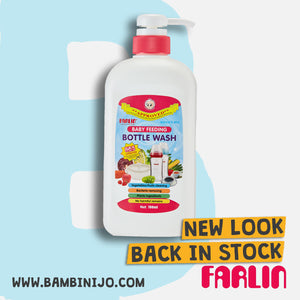 Farlin - Natural Baby Bottle Wash 700ml - BambiniJO | Buy Online | Jordan