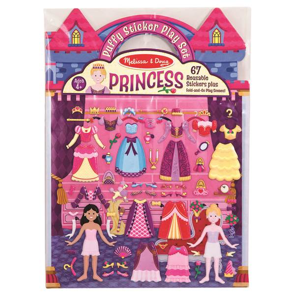 Melissa & Doug Puffy Sticker PRINCESS Melissa & Doug Puffy Sticker PRINCESS