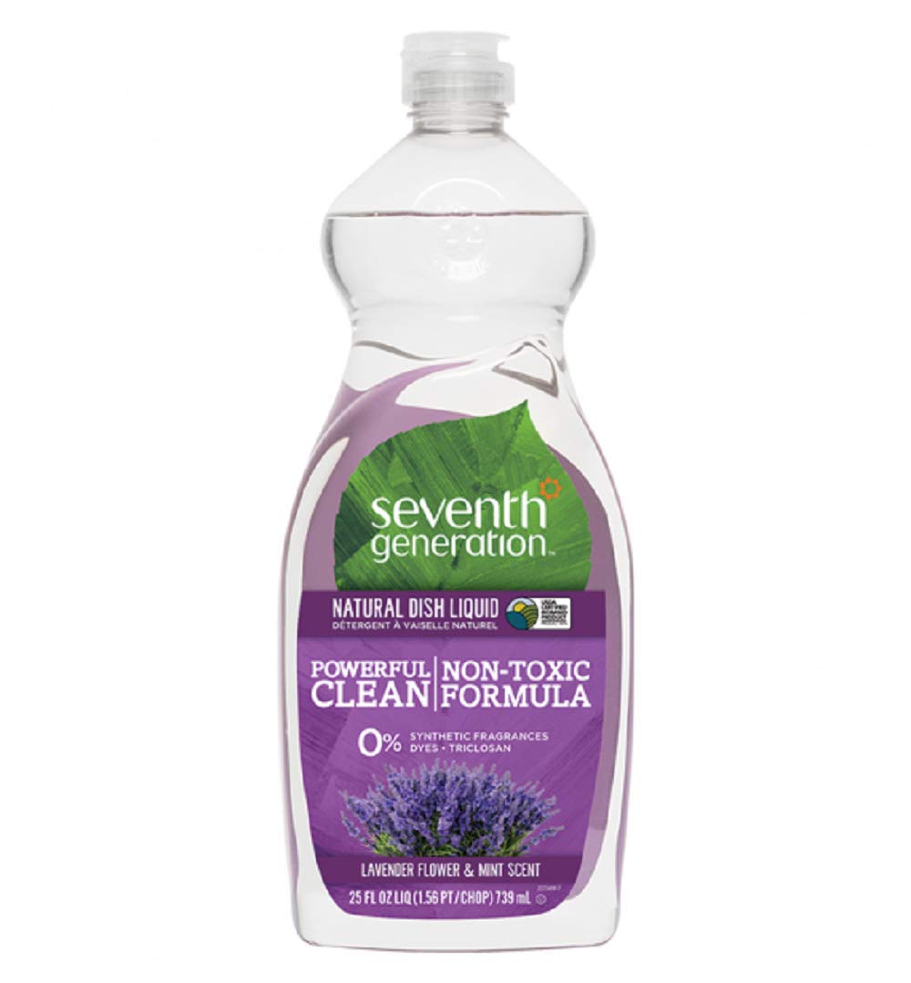 NATURAL LAVENDER & MINT DISH LIQUID (739ML) - BambiniJO