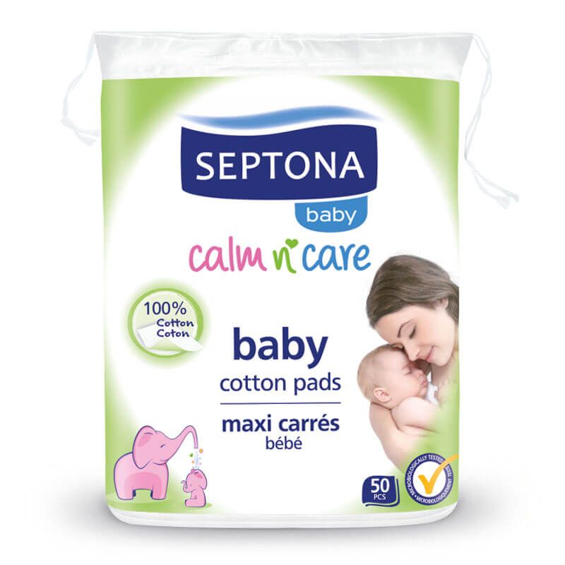 Septona Baby Calm n Care Cotton Pads 50pcs - BambiniJO | Buy Online | Jordan