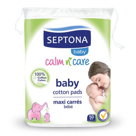 Septona Baby Calm n Care Cotton Pads 50pcs - BambiniJO | Buy Online | Jordan
