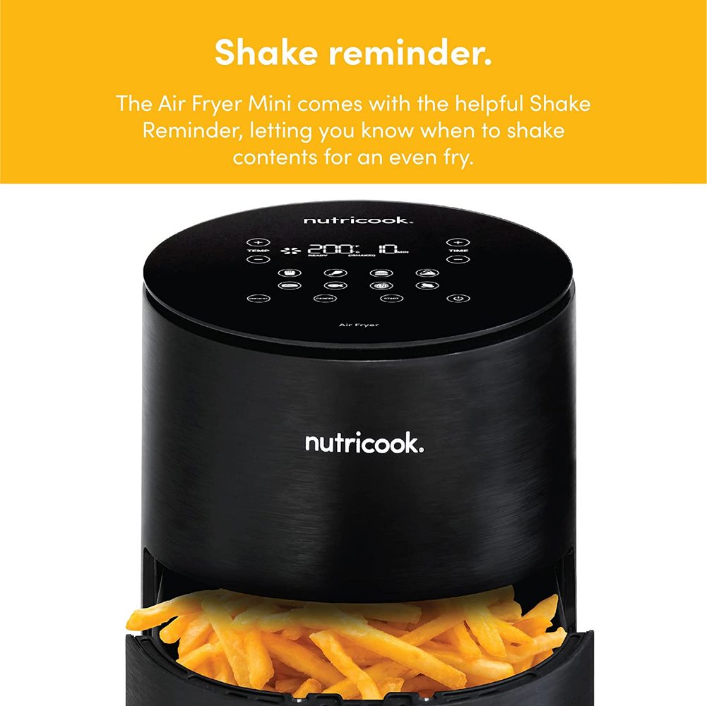 Nutricook - Air Fryer Mini | Black | 1500W | 3.3 Liters