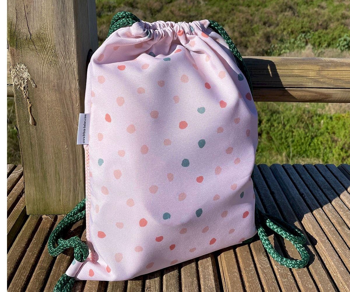 BTBOX - Drawstring Bag Dots Pink - BambiniJO | Buy Online | Jordan