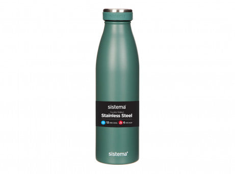 Stainless Steel Bottle 500ml - Sistema Stainless Steel Bottle 500ml - Sistema