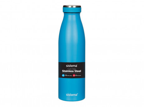 Stainless Steel Bottle 500ml - Sistema Stainless Steel Bottle 500ml - Sistema