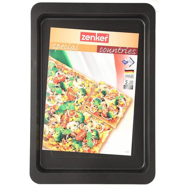 Zenker - "Special Countries" Pizza Tray, Black, 42X29X2.5 cm