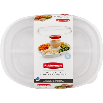 Rubbermaid® - Dedicated Storage Party Platter, 2.3 L