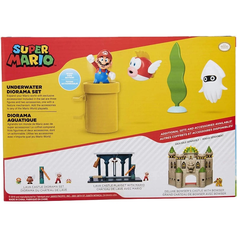 Nintendo - Super Mario Underwater 2.5 Figure Diorama Playset