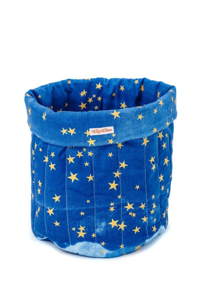 Wigiwama - Big Toy Bag - Gold Stars Wigiwama - Big Toy Bag - Gold Stars