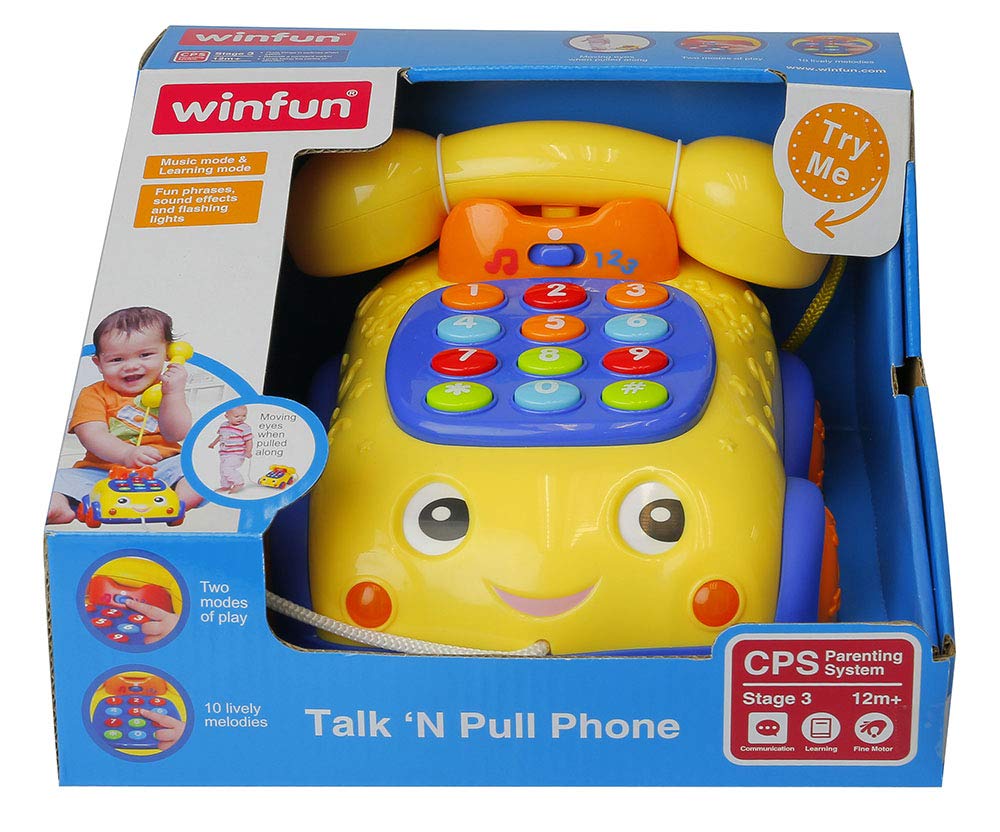 Winfun - Talk‘n Pull Phone | 12m+ Winfun - Talk‘n Pull Phone | 12m+