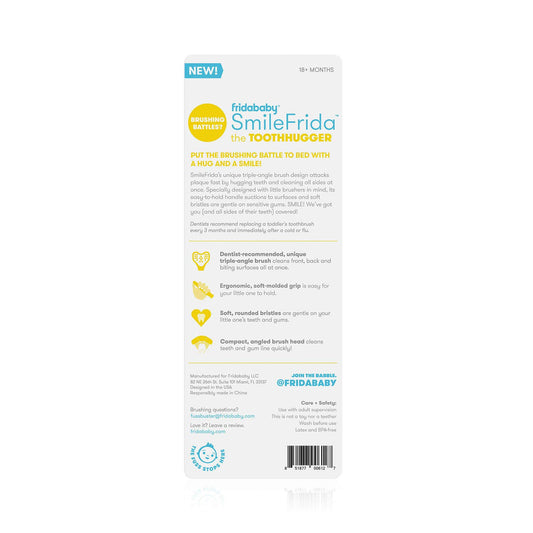Frida Baby - SmileFrida ToothHugger Kids Toothbrush - Pink — BambiniJO Jordan