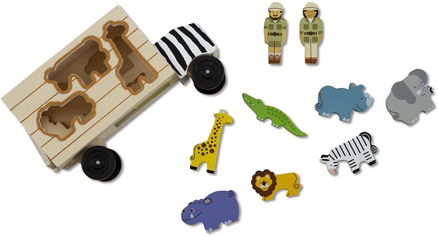 Melissa & Doug Safari Animal Rescue Truck Puzzle 2Y+ Melissa & Doug Safari Animal Rescue Truck Puzzle 2Y+