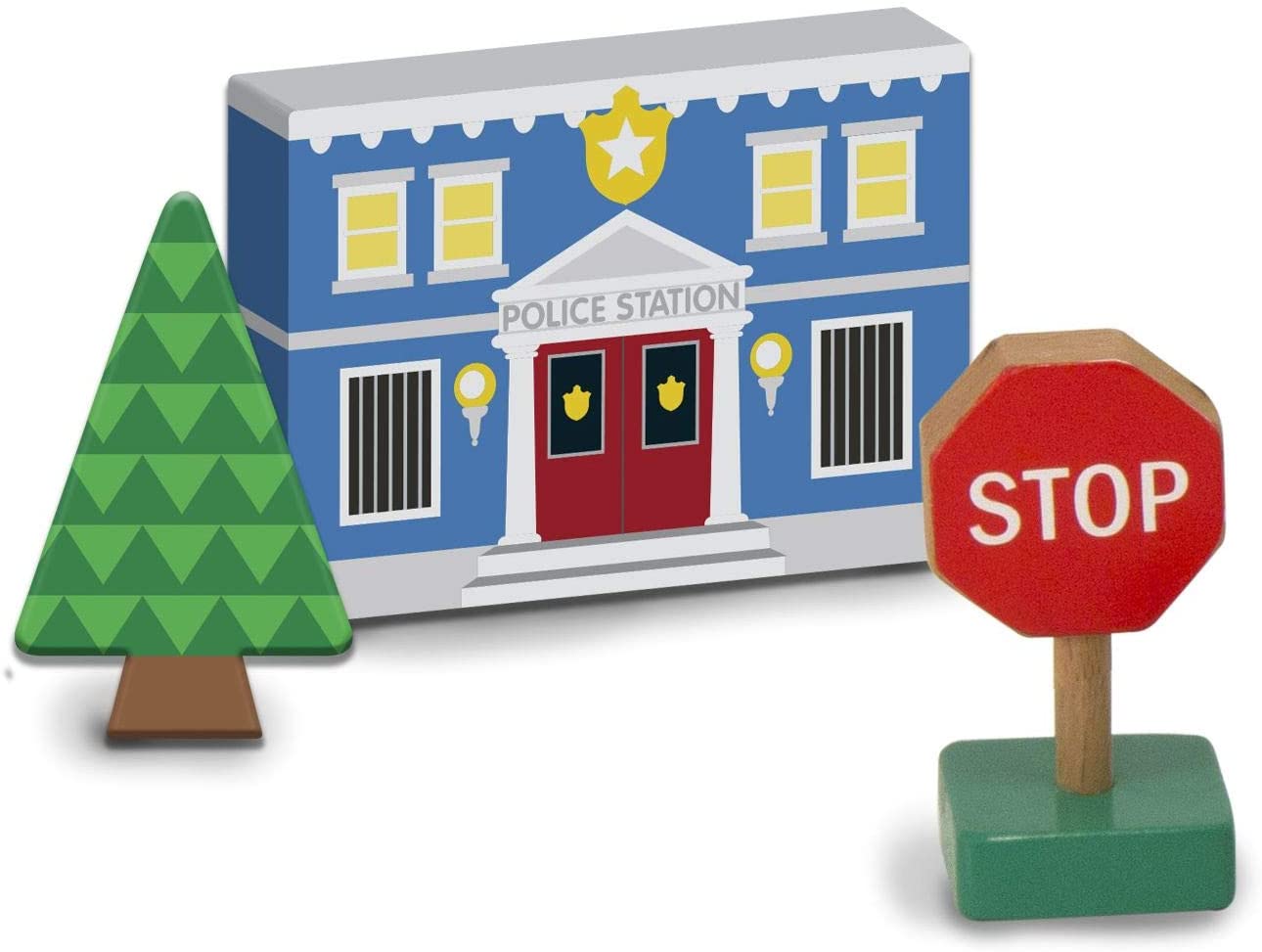 Melissa & Doug - WOODEN TOWN PLAY SET - BambiniJO | Buy Online | Jordan