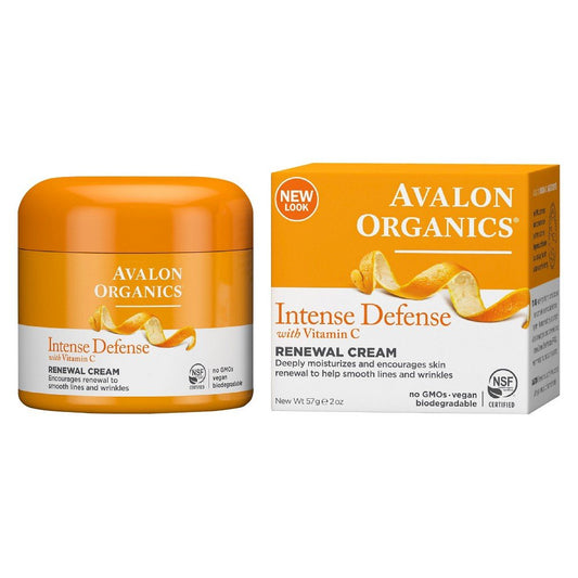 Avalon Organics - Renewal Cream with Vitamin C 57g - BambiniJO | Buy Online | Jordan