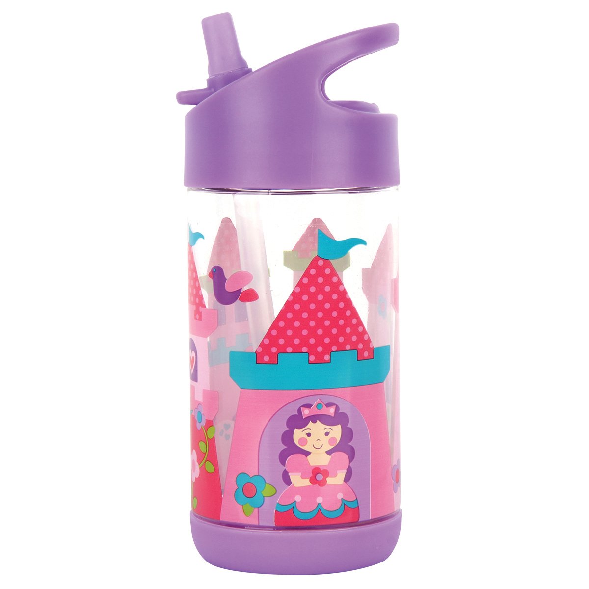 Stephen Joseph - Flip Top Bottle - Princess Castle Stephen Joseph - Flip Top Bottle - Princess Castle