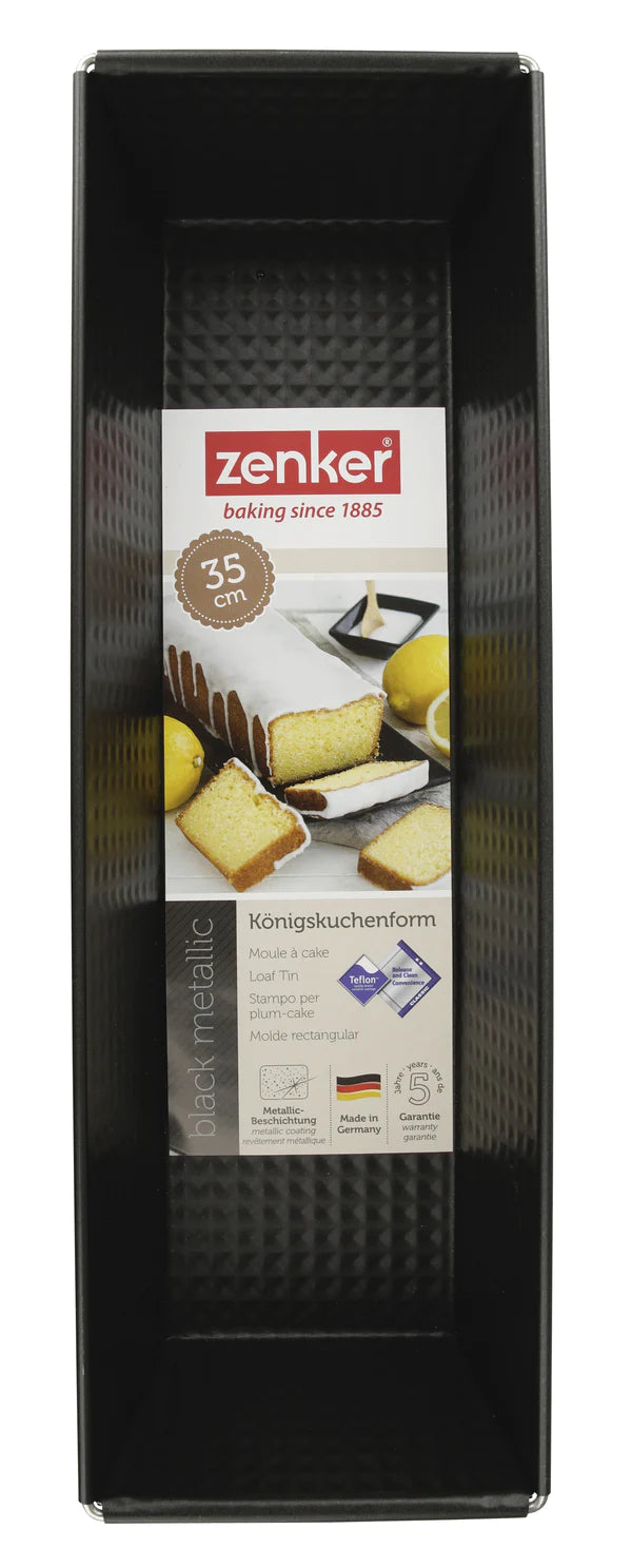 Zenker - "Black Metallic" Loaf-Tin, Black, 35.5X11.5X7 cm