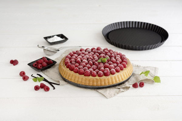 Zenker - Non-Stick Carbon Steel Flan, Tart Pan, 30X3 cm Zenker - Non-Stick Carbon Steel Flan, Tart Pan, 30X3 cm