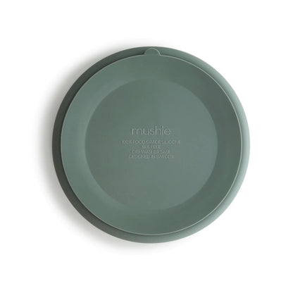 MUSHIE - Silicone Suction Plate - Cambridge Blue - BambiniJO | Buy Online | Jordan