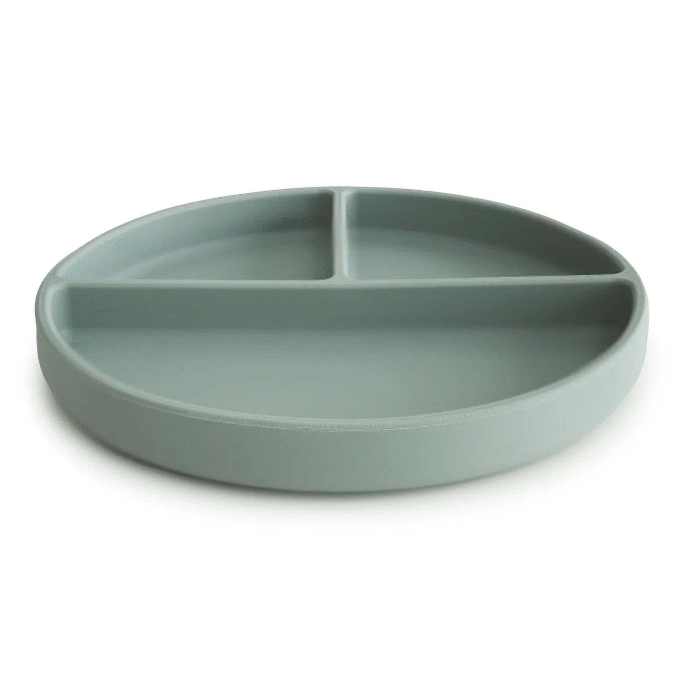 MUSHIE - Silicone Suction Plate - Cambridge Blue - BambiniJO | Buy Online | Jordan