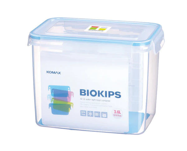 Komax - Biokips Rectangular Food Storage Container, 3.6 L