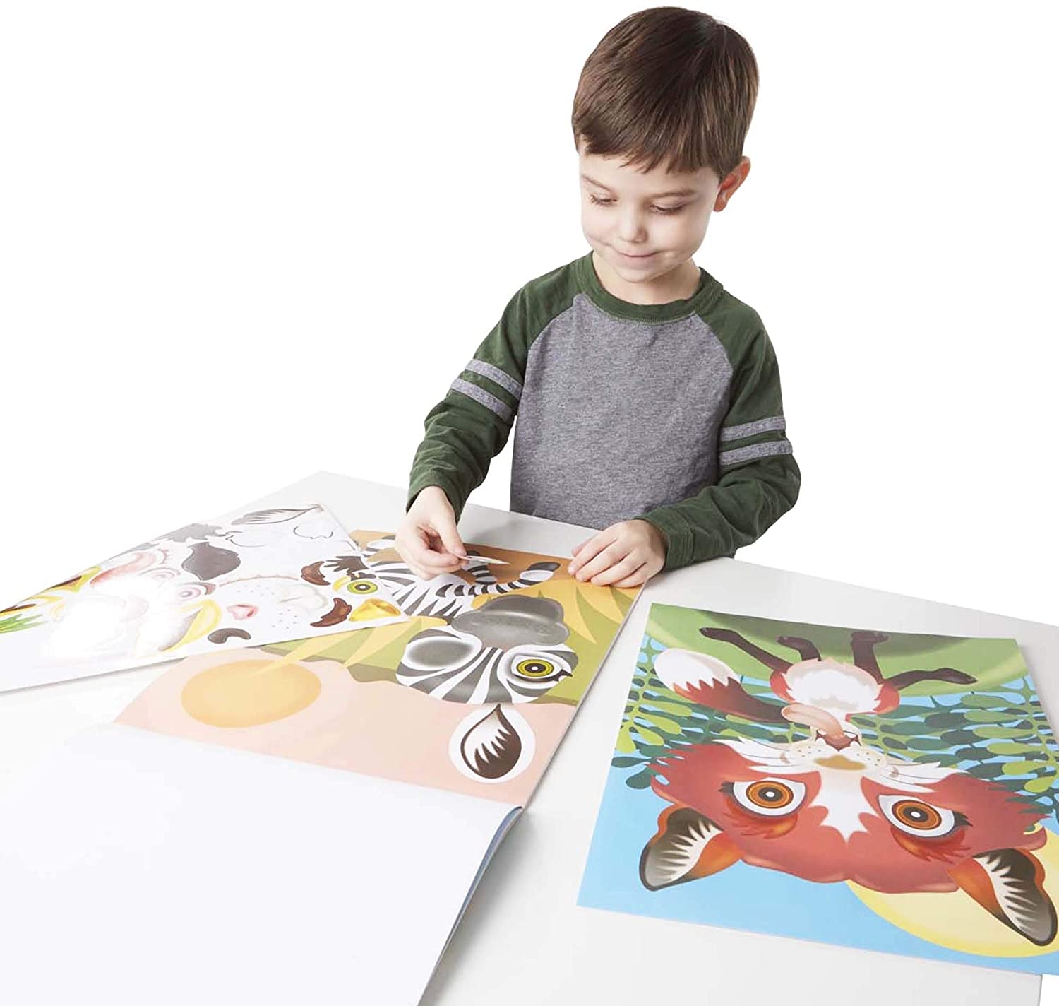 Melissa & Doug MAKE-A-FACE STICKER PAD - CRAZY ANIMALS Melissa & Doug MAKE-A-FACE STICKER PAD - CRAZY ANIMALS
