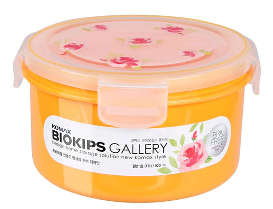 Komax - Biokips Gallery I Round Food Storage Container, 920 ml