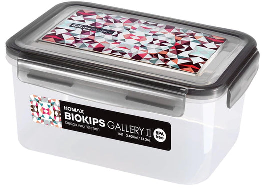 Komax - Biokips Gallery II Rectangular Food Storage Container, 2.4 L