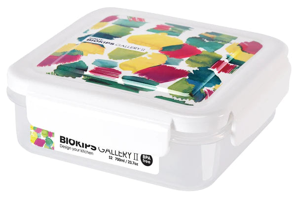 Komax - Biokips Gallery II Square Food Storage Container, 700 ml